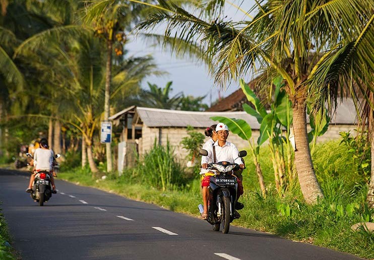 Cómo montar en bicicleta en Bali Cómo montar en bicicleta en Bali